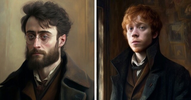 Как бы выглядели персонажи фильмов о Гарри Поттере, выйди их образы из-под пера русских классиков