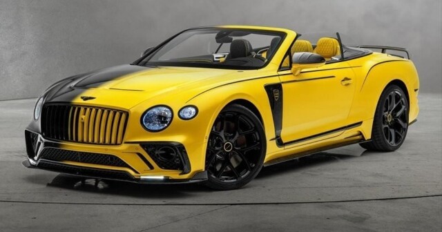 Двухцветная безумная роскошь: Bentley Continental GTC от Mansory