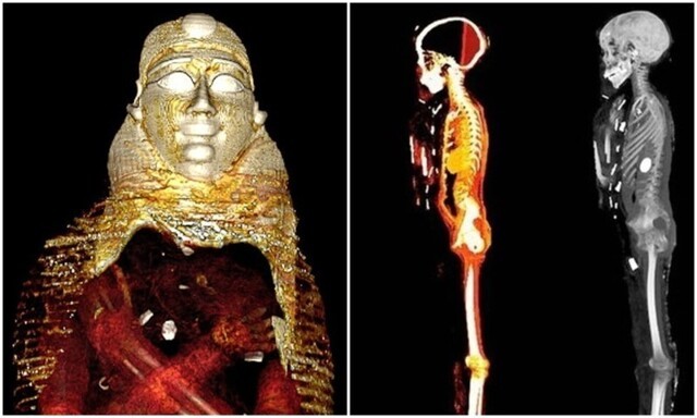 В древней мумии мальчика нашли загадочные амулеты
