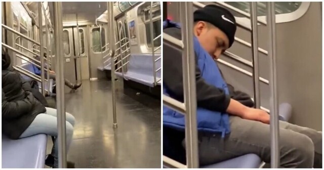 Почему не стоит засыпать в метро Нью-Йорка