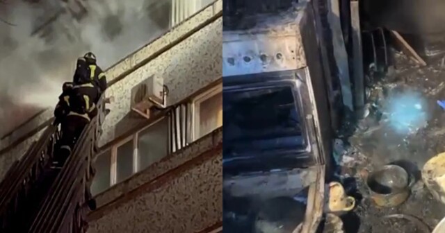 "Люди бегали и кричали": новые подробности и видео из горевшего дома в центре Москвы