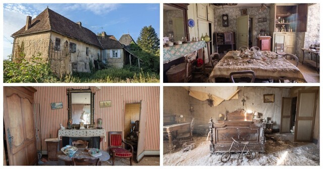 Фотограф показал заброшенный фермерский дом на юге Франции