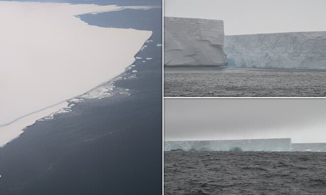 От антарктического шельфа откололся айсберг размером с Лондон