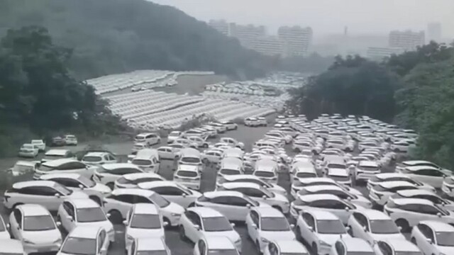 Тысячи "экологичных" автомобилей гниют под открытым небом в Китае
