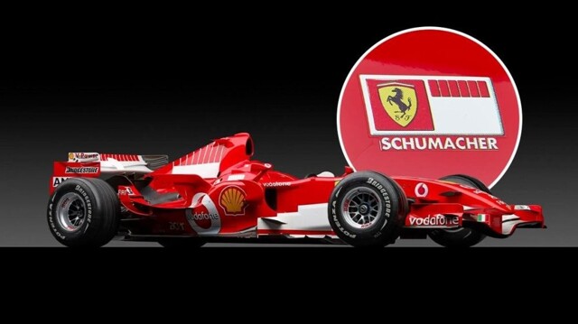 Последний гоночный болид Ferrari Михаэля Шумахера выставят на торги