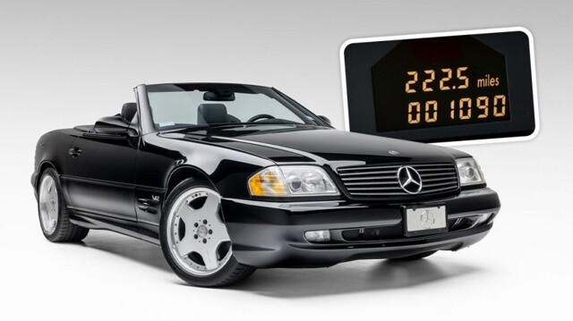 Практически новый Mercedes-Benz SL600 2001 года выставили на продажу