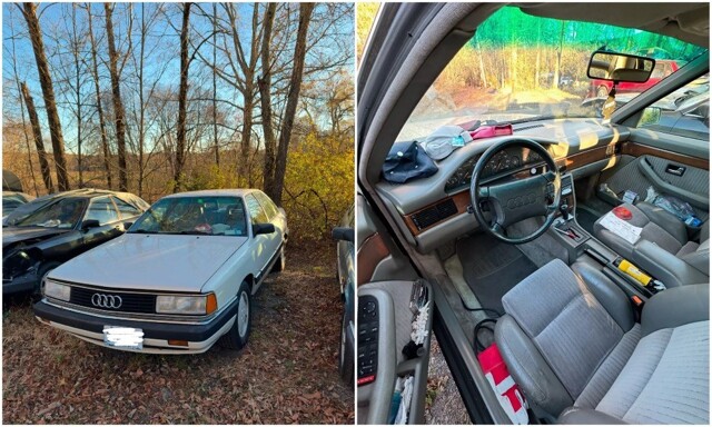 На продажу выставлена свалка десятков старых Audi и множества запчастей