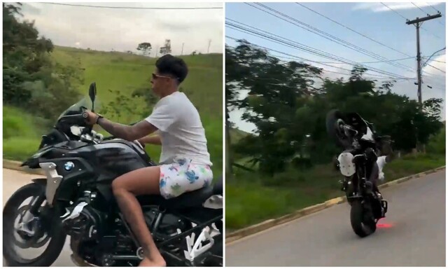 Красивое выступление водителя BMW