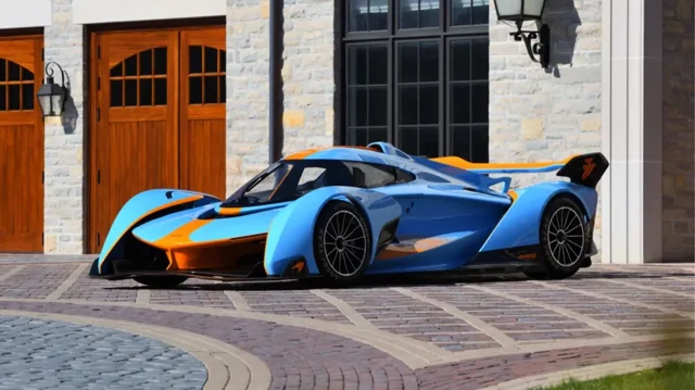 McLaren, созданный для компьютерной игры, продали на аукционе
