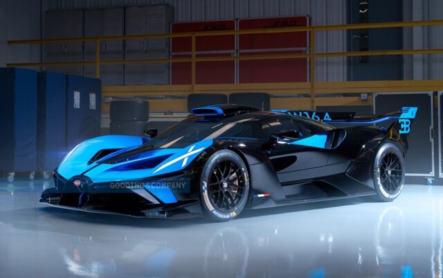 Первый экземпляр гиперкара Bugatti Bolide хотят продать за 6 миллионов долларов