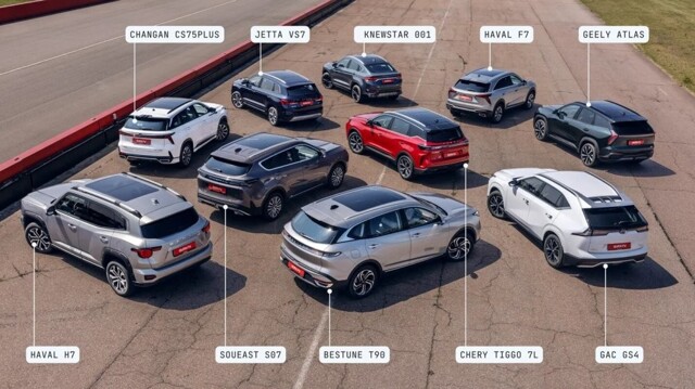 Эксперты назвали 5 самых динамичных среднеразмерных китайских кроссоверов