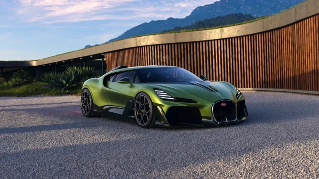 Bugatti представила эксклюзивный гиперкар Brouillard на платформе Chiron