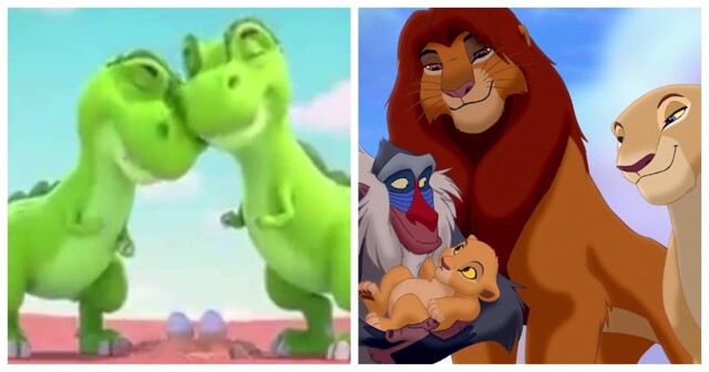«Эти папочки хотят, чтобы у них появилось яичко»: Disney выпустил мультфильм про динозавров-геев