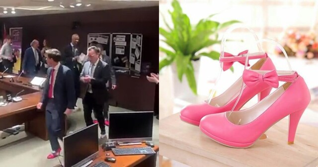Поддержали, как смогли: канадские политики внесли вклад в защиту женщин, надев розовые туфли