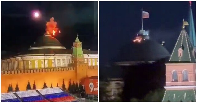СМИ: ночью два беспилотника атаковали Кремль