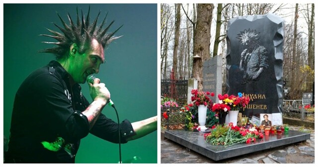 Фанатка «Короля и Шута» сфотографировалась на могиле Михаила Горшенева в одних стрингах и как следует «влетела»
