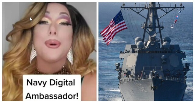 ВМС США привлекли к рекламе службы на флоте моряка-трансвестита