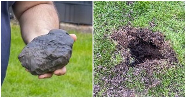 Житель Германии нашёл на заднем дворе метеорит и разбогател