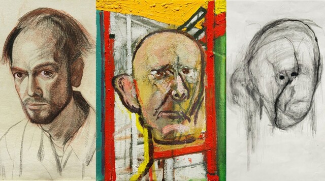 Эволюция автопортретов художника, страдавшего болезнью Альцгеймера