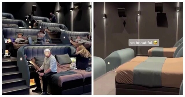 В Швейцарии появились кинотеатры с настоящими кроватями