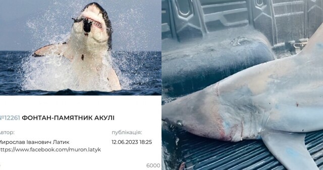 На Украине хотят поставить памятник акуле-людоеду из Египта