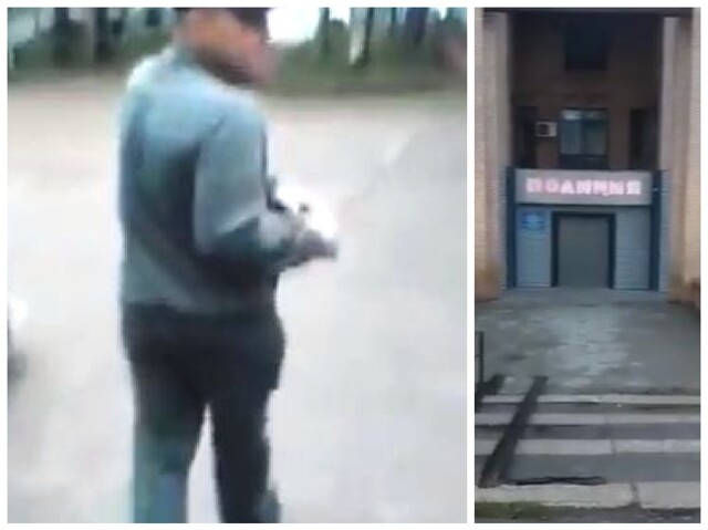 Неизвестный кинул гранату в отдел полиции Тынды, а его знакомый снял это на видео