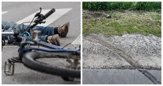 Сотрудник ГИБДД, сбив велосипедиста, пырнул его ножом за разбитое лобовое стекло