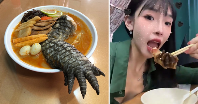 В соцсетях завирусился брутальный тайваньский суп «рамен "Годзилла"»