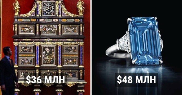 20 самых дорогих предметов, когда-либо проданных на аукционах по состоянию на 2023 год