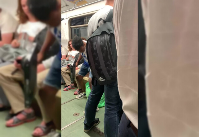 В московском метро мигранты устроили побоище и не хотели успокаиваться, мешая другим пассажирам
