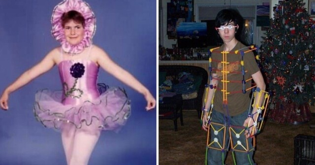 18 фото с нелепыми детскими карнавальными костюмами из прошлого