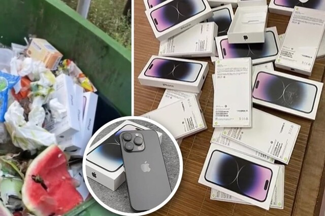 В Китае прохожие вернули курьеру 30 забытых им смартфонов