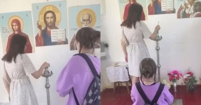 "Слава Аллаху": в часовне Ксении Петербуржской девушка упала на колени и изобразила намаз