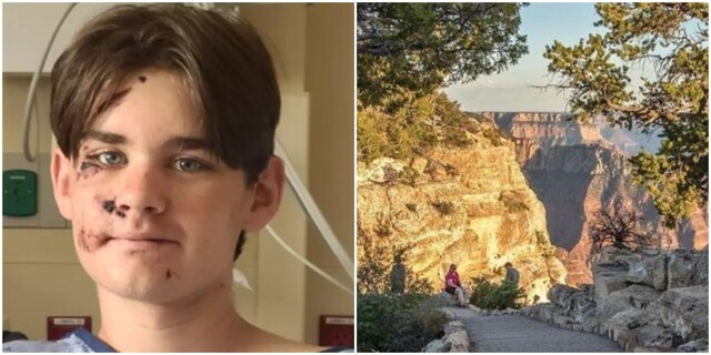 Мальчик чудом выжил после падения в Большом каньоне