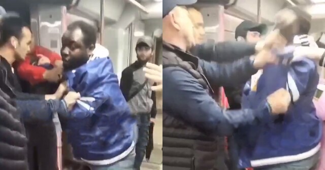Мир без границ: чернокожий подрался с таджиком в московском метро