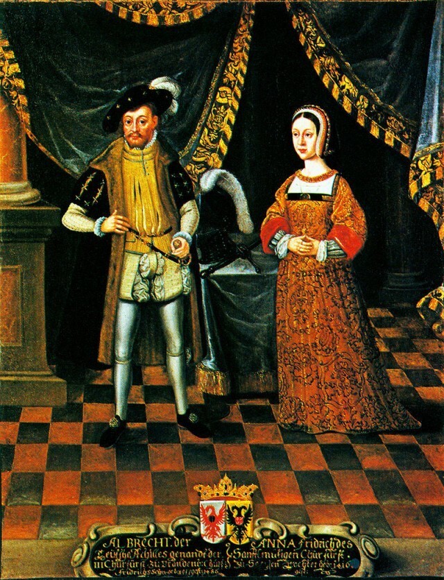 Письмо курфюста Альбрехта Берндербургского своей жене, написанное в 1577 году