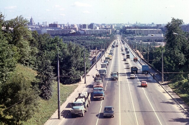 Прогулка по Москве 1986 года