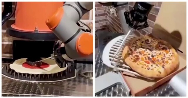 Роботизированная пиццерия во Франции