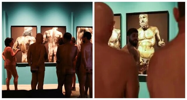 Музей в Барселоне провел экскурсию для голых посетителей