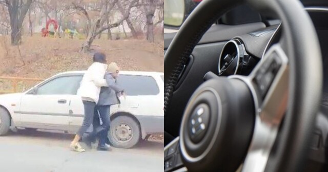 "У неё мозги есть?": в Приморье женщина на BMW наехала на ребёнка и оттащила его с дороги