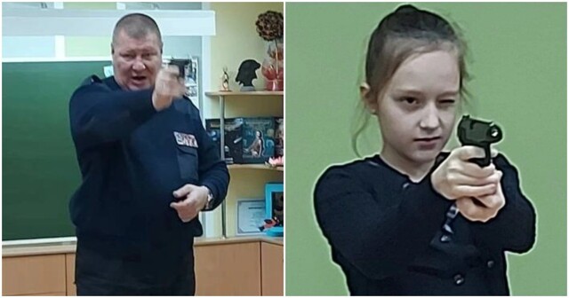 В Великом Новгороде четвероклассников научили пользоваться пистолетом Макарова