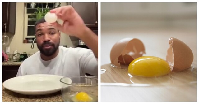 Как разбить яйцо, чтобы в него не попала скорлупа
