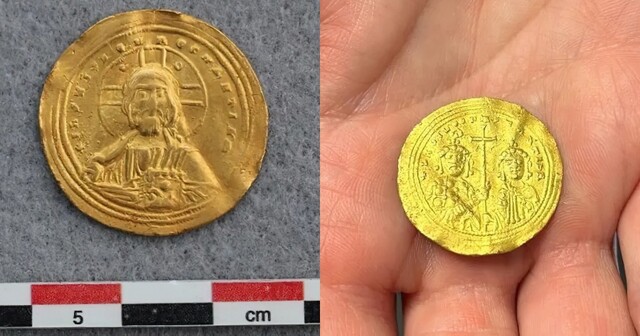 В Норвегии нашли византийскую золотую монету