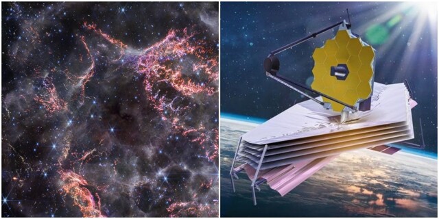 Телескоп "Джеймс Уэбб" сделал снимок взорвавшейся звезды