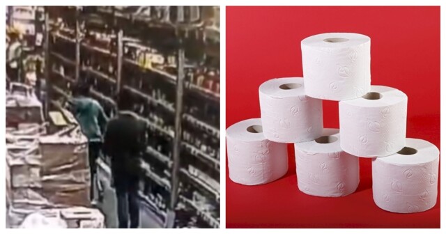 В Краснодаре женщину завалило упаковками туалетной бумаги