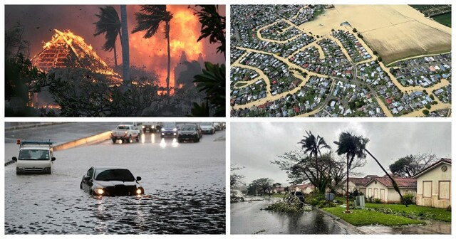 Засухи, наводнения, пожары и тайфуны: 20 самых дорогостоящих климатических катастроф 2023 года