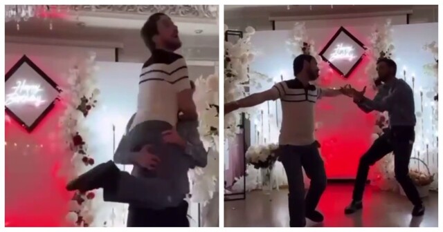 В Дагестане парни станцевали шуточную лезгинку на свадьбе и немедленно извинились