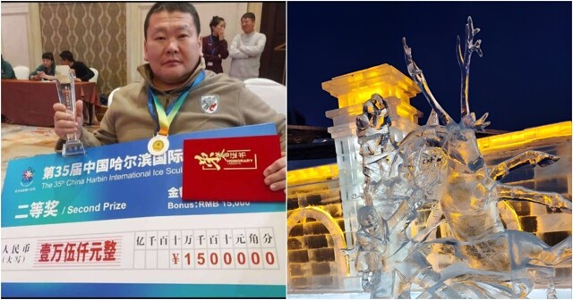 Россияне заняли все призовые места на международном конкурсе ледяных скульптур в Китае