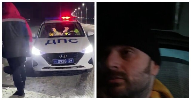 В Сибири мужик заметил, что водитель уснул за рулём, остановил маршрутку и спас пассажиров
