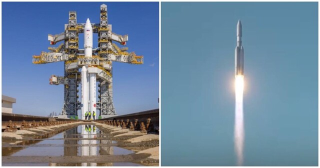 Тяжёлая ракета-носитель "Ангара-А5" успешно стартовала с космодрома Восточный